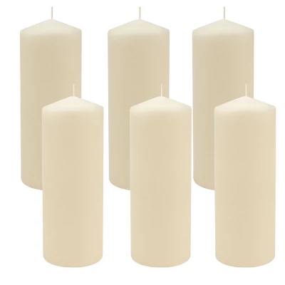 6pk Pillar Candles Ivory - Stonebriar Collection 10 6pk Pillar Candles Ivory - Stonebriar Collection - Image 10