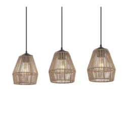 30" LED 3-Light Seagrass/Metal Ibiza Island Coastal Pendant Oil Rubbed Bronze/Natural - JONATHAN Y 9 30" LED 3-Light Seagrass/Metal Ibiza Island Coastal Pendant Oil Rubbed Bronze/Natural - JONATHAN Y -Safavieh Outlet Store GUEST faa795aa 7063 4208 b38a 55ec65e21afe
