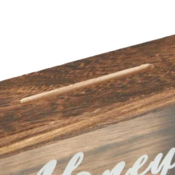 Juvale Wood Cursive Honeymoon Fund Box Wedding Gifts, Wall Mounted Shadow Piggy Bank, Newly Wed Rustic Home Decoration, Vacation Supplies, 7 X 7 In -Safavieh Outlet Store GUEST fb0fa8f0 4d9e 4157 a771 5b5d9781cb0e