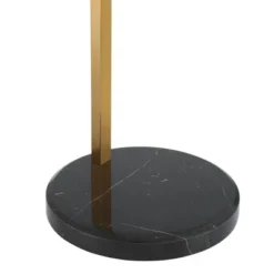 Possini Euro Design Modern Art Deco Arc Floor Lamp 64 1/2" Tall Warm Gold Metal Pleated Fabric Cone Shade For Living Room Reading Family Bedroom House -Safavieh Outlet Store GUEST fc804723 94cf 4c80 8fdf a2aa1e7ef5e3