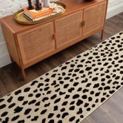 Daffodil Leopard Print Woven Rug - Threshold™ -Safavieh Outlet Store GUEST fd7ce3b6 e6f3 40a7 83d7 ec02ffd3ec0b