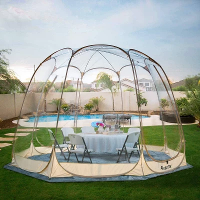 Waterproof PE Tarp Floor Mat For Screen House Gazebo - Alvantor 2 Waterproof PE Tarp Floor Mat For Screen House Gazebo - Alvantor - Image 2