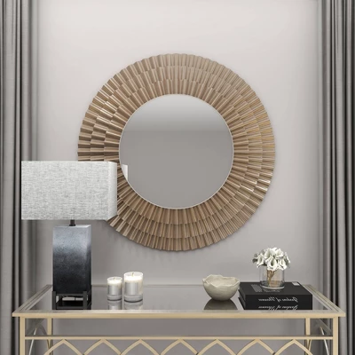Wood Starburst Wall Mirror Silver - Olivia & May 11 Wood Starburst Wall Mirror Silver - Olivia & May - Image 11